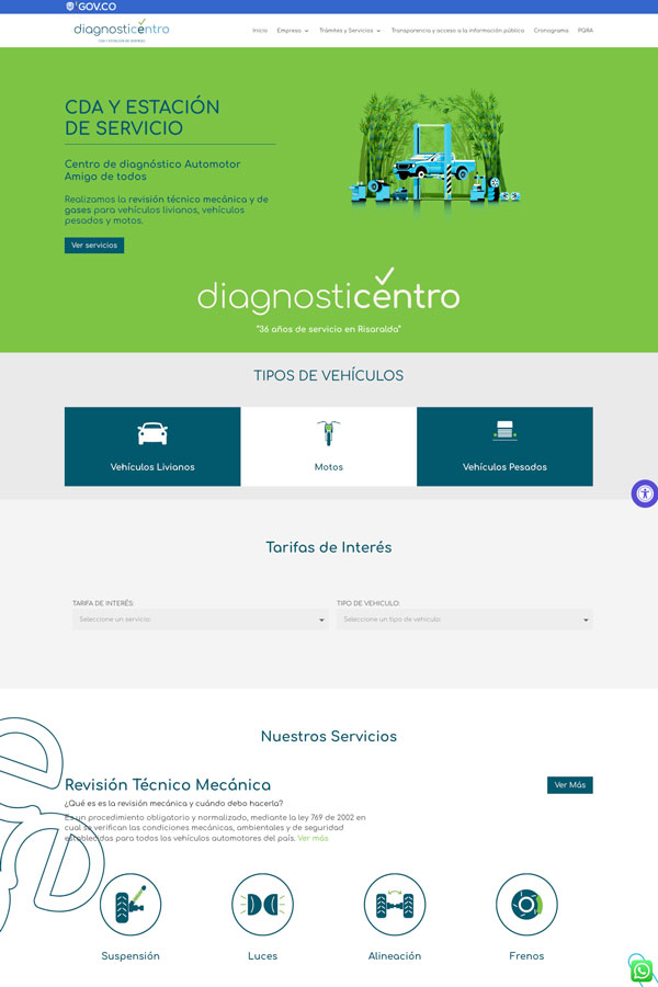pagina-web-pereira-Diagnosticentro